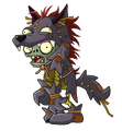 Wolf Zombie, the boss of the final level of this Brain Buster