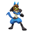 Just a little joke involving Kiwibeast and Lucario (as both increase in power the more they're hurt)