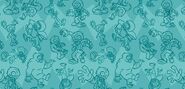 Blue background with several Zombies, All-Star Zombies, Disco Zombies, and Yeti Zombies in the Plants vs. Zombies Style Guide