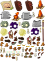 Adventurer Zombie and his variants sprites