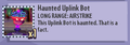 Haunted Uplink Bot's stickerbook description