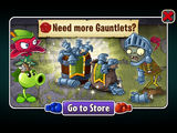 Red Stinger on an advertisement for gauntlets.