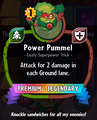 Power Pummel's statistics