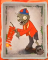 Chinese New Year Zombie in a Plants vs. Zombies sticker album