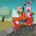 The image featuring Scooter Zombie and Zombie Pig