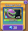 Chomper's seeds in the store (Gold, 9.6.1)