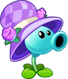 Snow Pea (purple hat with tulips)
