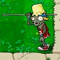 Buttered Pole Vaulting Zombie with pole