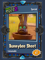 The sticker for Bunnyboo Shoot, an exclusive Consumable Pot