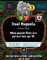 Steel Magnolia's statistics