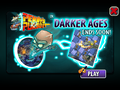 An advertisment for the Darker Ages event ending soon