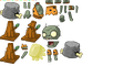 Primitive Zombie and his variants' sprites and textures
