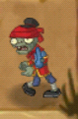 A shrunken Exploding Zombie without bomb