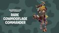 The Rare Cowmooflage Commander costume for Foot Soldier