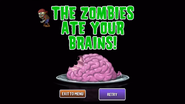 A Pirate Zombie eating the player's brains