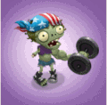 Animated Weightlifter Zombie