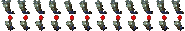 Propeller Zombie's sprites alongside the sprites for Balloon Zombie's early design
