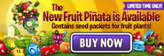 E.M.Peach in an advertisement for the Fruit Piñata in the main menu