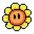 Pixelated Sunflower