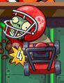 All-Star Zombie being destroyed by Lawnmower