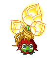Gold Bloom is the most powerful sun producer in PvZ2 (Captain Marvel's helmet)