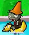 A DS Ducky Tube Conehead Zombie