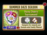 Advertisement for the Summer Daze Arena Season featuring Dazey Chain