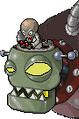 Dr. Zomboss with his Zombot sprite in the DS version