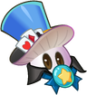 Magic-shroom (blue top hat and ribbon)