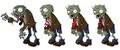 Image showing the evolution of the design of the Basic Zombie until the final one was made.[3]