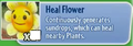Description about the Heal Flower as Spawnable Plant in Garden Warfare