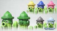 Concept model renders of the Hydrant-Helm customization (Plants vs. Zombies: Battle for Neighborville)