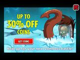 Zombot Tuskmaster 10,000 BC in an advertisement for coins