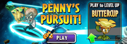 Buttercup in an advertisement for Penny's Pursuit