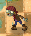 A Pirate Zombie in Big Wave Beach (Piñata Party only)