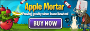 Buckethead Zombie in an advertisement for Apple Mortar