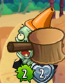 Whack-a-Zombie being used on Conehead