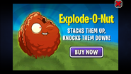 An advertisement for Explode-O-Nut