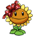 Sunflower wearing its Feastivus costume