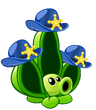 Pea Pod (blue cowboy hats with sheriff badges)