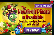 E.M.Peach in another advertisement for the Fruit Piñata