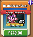 Heath Seeker's seeds in the store (10.5.2, Special)