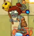 Beehive Thrower Zombie (there is a bone sticking out of her arm)