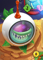 A model Chomper in a space suit (Plants vs. Zombies Heroes)