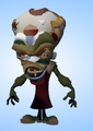 Dr. Zomboss' glitched model from Pre-Alpha
