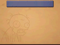 Almanac's Zombie background on the DS/DSi version