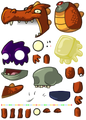 Imp Dragon Zombie assets and sprites