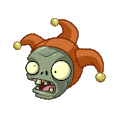 Jester Zombie's head (animated)