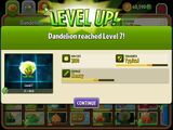 Dandelion being upgraded to Level 7