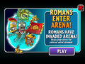 Roman Buckethead in an advertisement of Roman enter Arena